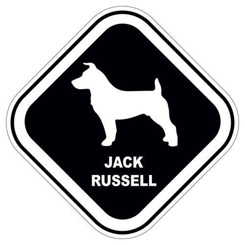 Tamanhos, Medidas e Dimensões do produto Adesivo Jack Russell