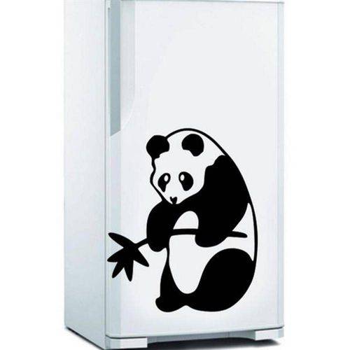 Tamanhos, Medidas e Dimensões do produto Adesivo para Geladeira Urso Panda com Bambu