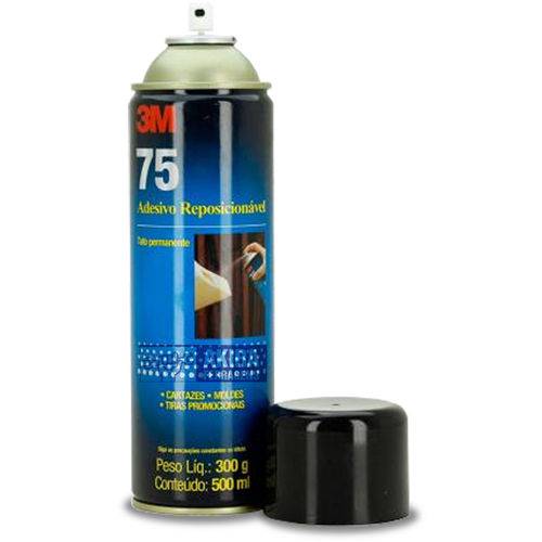 Tamanhos, Medidas e Dimensões do produto Adesivo Spray 3m 75 Cola Reposicionavel Sublimação Silk Screen H0001940701