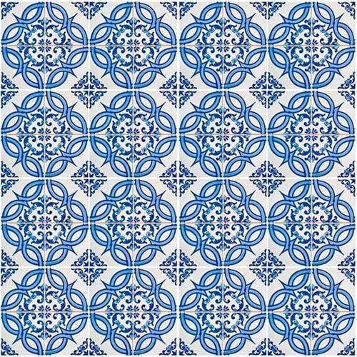 Tamanhos, Medidas e Dimensões do produto Adesivos de Azulejos Ladrilhos Hidráulicos Modelo 13