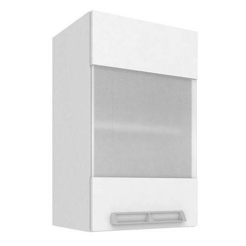 Tamanhos, Medidas e Dimensões do produto Aereo com 1 Porta Vidro Cz405 40x66 Branco/Branco - Art In Móveis
