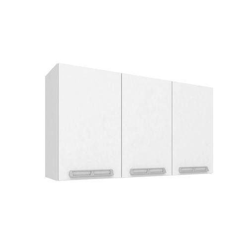 Tamanhos, Medidas e Dimensões do produto Aereo com 3 Portas 120X66 Branco - Branco Lacca Alto Brilho Art In Móveis - Mia Coccina