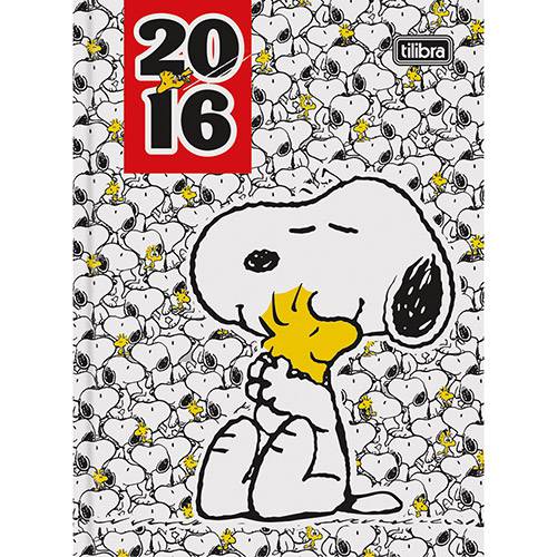 Tamanhos, Medidas e Dimensões do produto Agenda Diária 2016 Snoopy Brochura - Tilibra