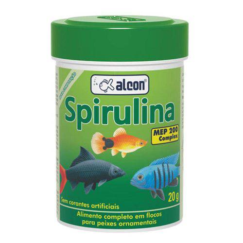 Tamanhos, Medidas e Dimensões do produto Alcon Spirulina Flakes 20 Gr