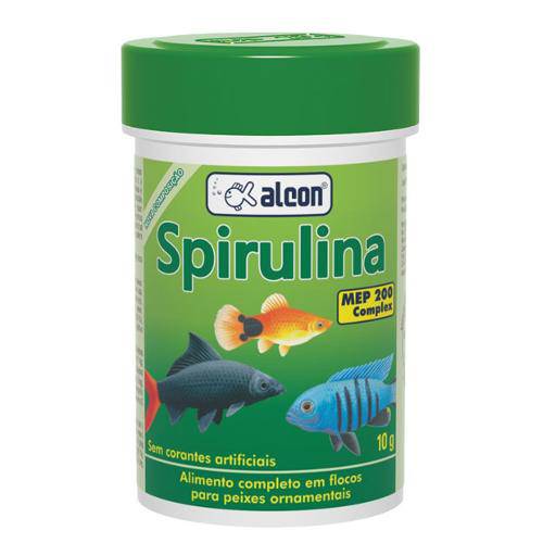 Tamanhos, Medidas e Dimensões do produto Alcon Spirulina Flakes 10 Gr