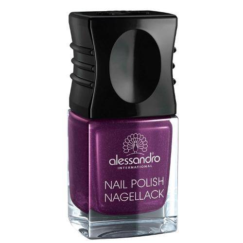Tamanhos, Medidas e Dimensões do produto Alessandro Nail Polish Purple Purpose Glitter - Esmalte 10ml