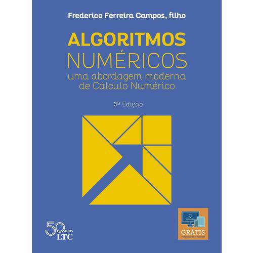 Tamanhos, Medidas e Dimensões do produto Algoritmos Numéricos - uma Abordagem Moderna de Cálculo Numérico - 3ª Ed. 2018