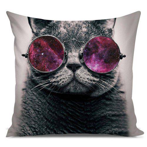 Tamanhos, Medidas e Dimensões do produto Almofada Gato Universe Glass 45x45cm