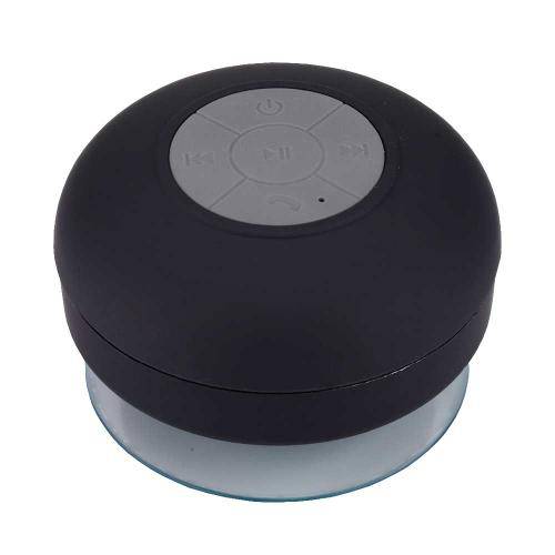 Tamanhos, Medidas e Dimensões do produto Alto Falante Bluetooth a Prova de Agua para Celular Tablet - Shower Speaker Preto