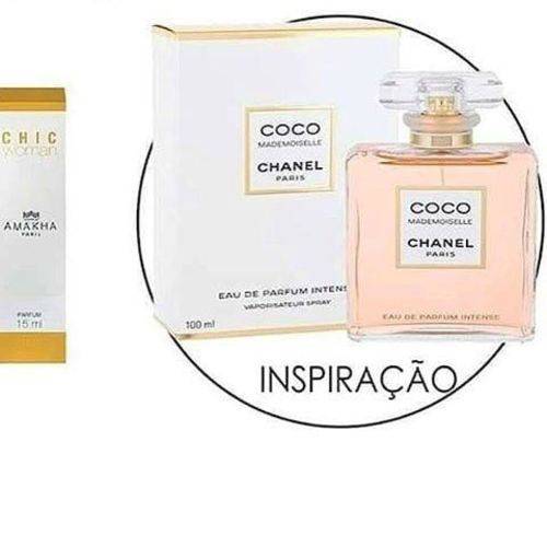 Tamanhos, Medidas e Dimensões do produto Amakha Paris Perfume Chic Woman - Inspiração Coco M Chane