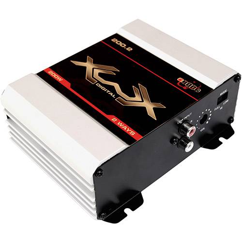 Tamanhos, Medidas e Dimensões do produto Amplificador Digital Boog 2 Canais XWX 200.2 2x100WRMS