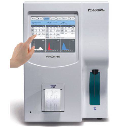 Tamanhos, Medidas e Dimensões do produto Analisador de Hematologia Touch Screen PE-6800Plus