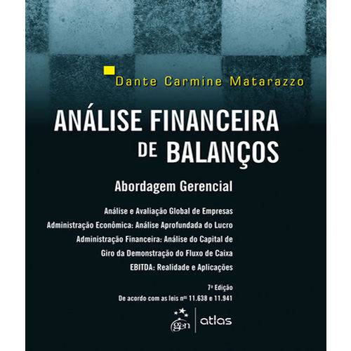 Tamanhos, Medidas e Dimensões do produto Analise Financeira de Balancos - 07 Ed