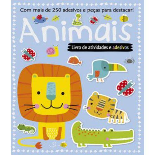 Tamanhos, Medidas e Dimensões do produto Animais - Livro de Atividades e Adesivos