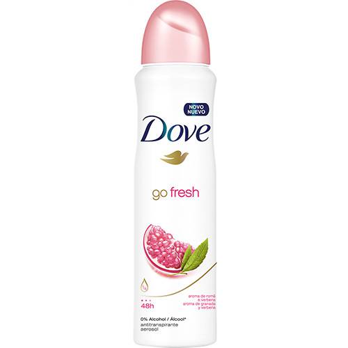 Tamanhos, Medidas e Dimensões do produto Antitranspirante Dove Go Fresh Roma e Verbena Aerosol - 100ml