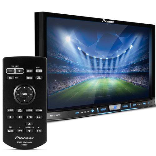 Tamanhos, Medidas e Dimensões do produto Aparelho Pioneer AVICF80TV - DVD 7 GPS/BT/USB/./Android/Mixtrax/TV