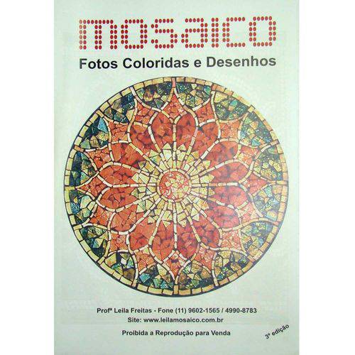 Tamanhos, Medidas e Dimensões do produto Apostila de Riscos para Mosaico com a Artístita Leila Freitas - Edição Nº 3