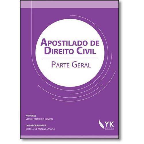 Tamanhos, Medidas e Dimensões do produto Apostilado de Direito Civil: Parte Geral