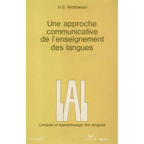 Tamanhos, Medidas e Dimensões do produto Approche Communicative de I´enseignement Des Langues, Une - Lal