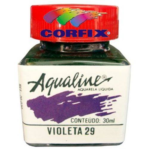 Tamanhos, Medidas e Dimensões do produto Aquarela Liquida Corfix Aqualine 030 Ml Violeta 20030.29