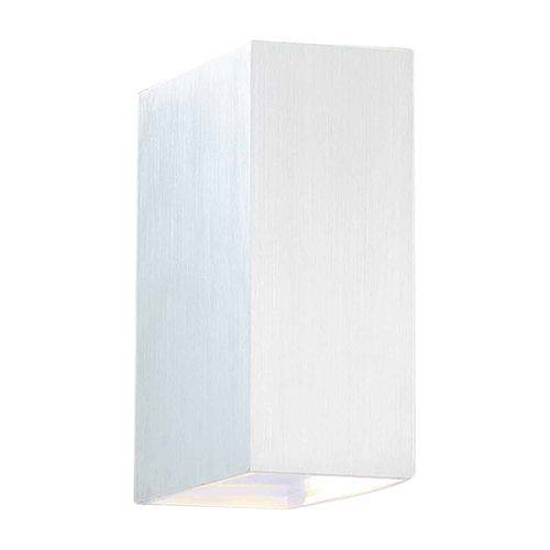 Tamanhos, Medidas e Dimensões do produto Arandela Brick de Metal Branco - Bella Iluminação