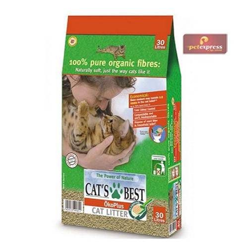 Tamanhos, Medidas e Dimensões do produto Areia Sanitária Cats Best Okoplus 17,2kg