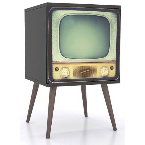 Tamanhos, Medidas e Dimensões do produto Armário 1 Porta Old Tv com Estampa