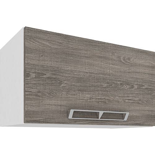 Tamanhos, Medidas e Dimensões do produto Armário Aéreo Art In Móveis Cz400 Basculante 1 Porta Branco/Rústico - 33x60x31,6cm