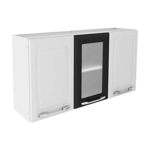 Tamanhos, Medidas e Dimensões do produto Armário Itatiaia Criativa Ip31v-105 Mx - Cor Branco C/ Preto