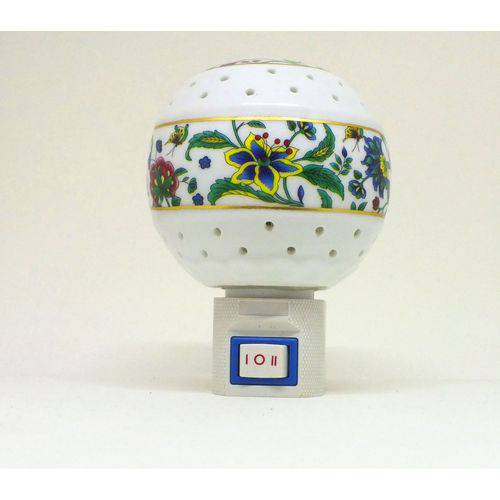 Tamanhos, Medidas e Dimensões do produto Aromatizador Porcelana C/ Lâmpada Redondo