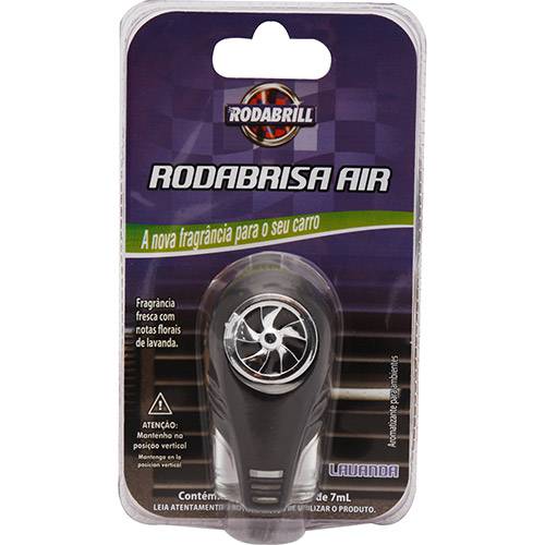 Tamanhos, Medidas e Dimensões do produto Aromatizante para Automóvel Rodabrill Air Lavanda