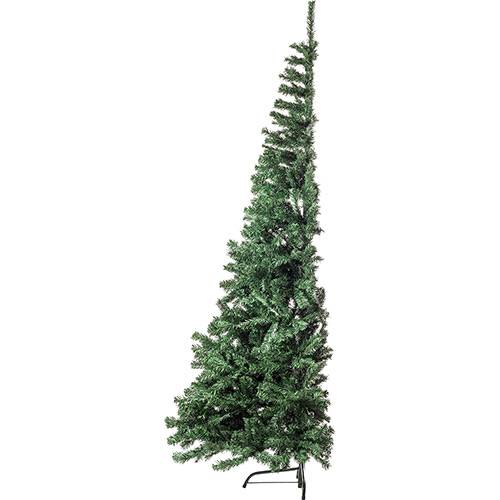 Tamanhos, Medidas e Dimensões do produto Árvore de Encostar Verde 2,1m - Christmas Traditions
