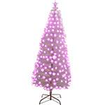 Tamanhos, Medidas e Dimensões do produto Árvore de Firba Ótica Branca 1,8m, 110V - Orb Christmas