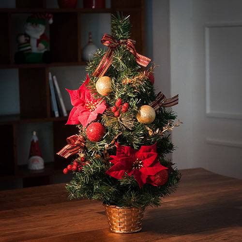 Tamanhos, Medidas e Dimensões do produto Árvore de Mesa Luxuosa 60cm - Orb Christmas