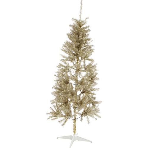 Tamanhos, Medidas e Dimensões do produto Árvore de Natal Champanhe com Brilho Prateado Nas Extremidades 1,8m e 480 Galhos - Orb Christmas