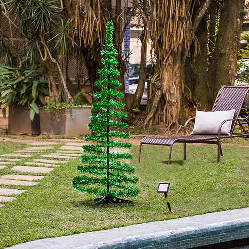 Tamanhos, Medidas e Dimensões do produto Árvore Solar com Pisca 1,5m Christmas Traditions