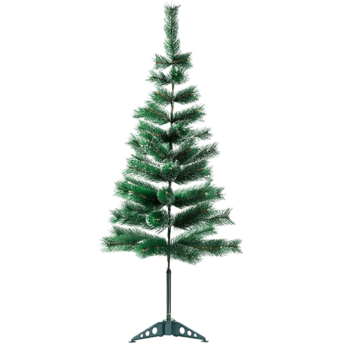 Tamanhos, Medidas e Dimensões do produto Árvore Tradicional Flocada 1,4m 53 Galhos - Orb Christmas