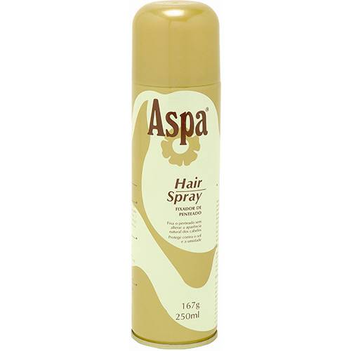 Tamanhos, Medidas e Dimensões do produto Aspa Hair Spray Fixador de Penteado 250 Ml