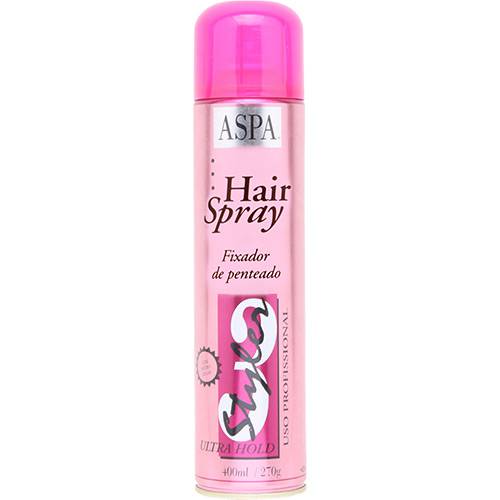 Tamanhos, Medidas e Dimensões do produto Aspa Hair Spray Fixador de Penteado Styler Ultra Hold 400 Ml