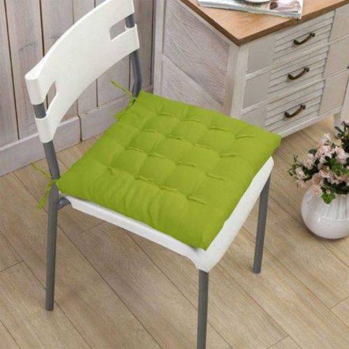Tamanhos, Medidas e Dimensões do produto Assento de Cadeira Futon 40 X 40 Oxford Liso - Verde Maça