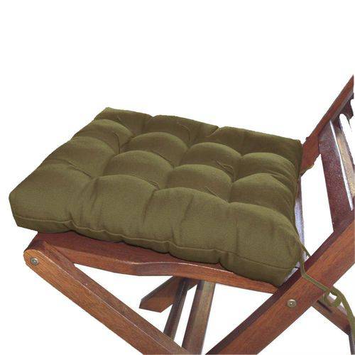 Tamanhos, Medidas e Dimensões do produto Assento para Cadeira Futon 40x40cm - Caqui