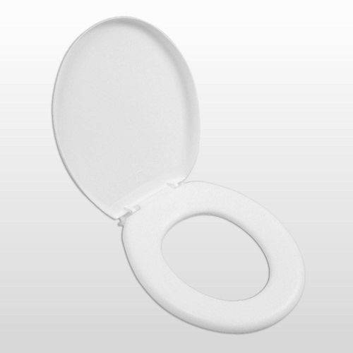Tamanhos, Medidas e Dimensões do produto Assento Sanitário Almofadado Reforçado Oval Astra Branco