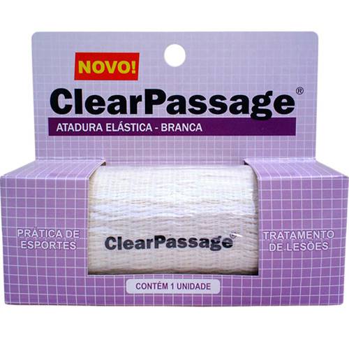 Tamanhos, Medidas e Dimensões do produto Atadura Elástica ClearPassage - Branca - ClearPassage
