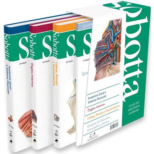 Tamanhos, Medidas e Dimensões do produto Atlas de Anatomia Humana - 3 Volumes