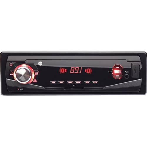 Tamanhos, Medidas e Dimensões do produto Auto Rádio com MP3 Player e Rádio FM Dazz Dz-651251bt Entradas USB e SD Bluetooth