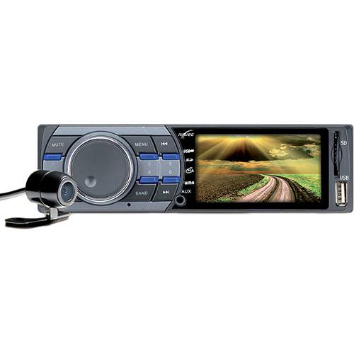 Tamanhos, Medidas e Dimensões do produto Auto Rádio MP5 Player Automotivo Naveg NVS 3030CR com Câmera de Ré