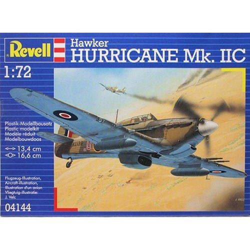 Tamanhos, Medidas e Dimensões do produto Avião Hawker Hurricane Mk.Iic - Revell Alema