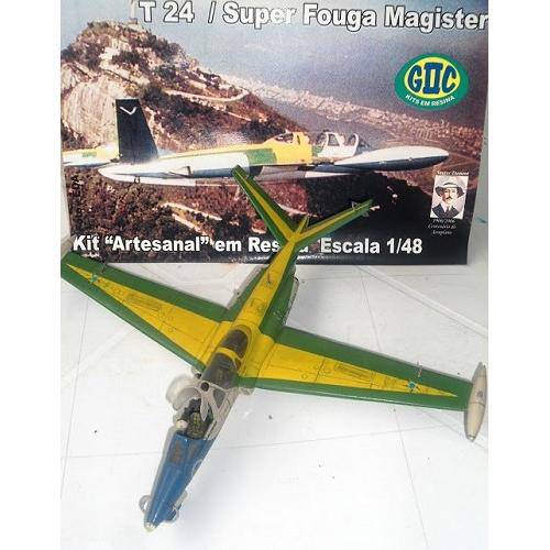 Tamanhos, Medidas e Dimensões do produto Avião T-24 Super Fouga Magister - F.A.B - Esquadrilha da Fum - Giic