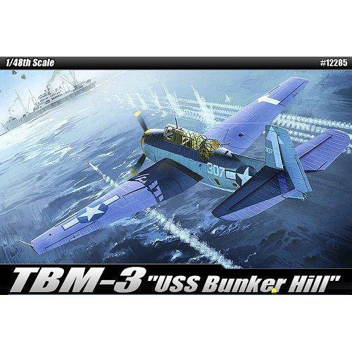 Tamanhos, Medidas e Dimensões do produto Avião Tbm-3 Avenger - Uss Bunker Hill - Academy