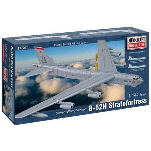 Tamanhos, Medidas e Dimensões do produto B-52H Stratofortress - 1/144 - Minicraft 14641